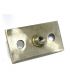Rectangular Base Plate (M10) for 1205 Series pipe clips T304 Stainless Steel 