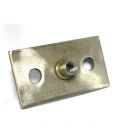 Rectangular Base Plate (M8) for 1206 Series pipe clips T304 Stainless Steel 