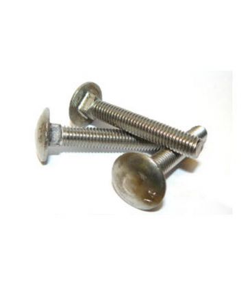Mushroom Head Square Neck Screw  (Cup Square / Coach bolts) M10 x 80 mm A4 Stainless Steel DIN603 