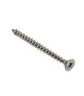 Chip Board Screw 5x50 mm Pozi head countersunk. T304 (A2) Stainless Steel 