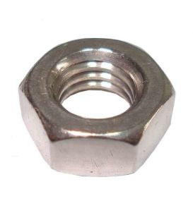 UNC Hexagon full nut 1 inch -8  A4 Stainless Steel 
