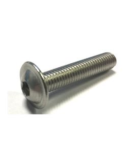 M4 x 20 mm hexagon socket button head screws with flange. A2 (T304) Stainless Steel