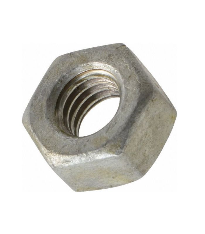 Qty-100 Square Nuts Hot Dipped Galvanized Grade 2-5/8"-11 UNC 