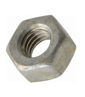 UNC Hex Nut 5/16 inch - Galv Mild Steel - BS 1768 - Tapped Oversize 