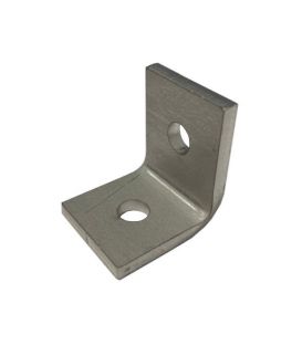 M8 2 Hole Angle Plate (1026) for Channels T304 Stainless Steel (As Unistrut / Oglaend) 
