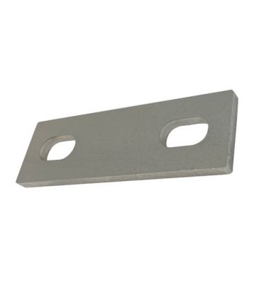 Slotted backing plate for M12 U-bolt (49 - 79 mm ID) T316 Stainless Steel 