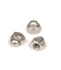 M4 DIN 986 Hexagon Domed Cap Nut with Nylon Insert - A2 Stainless Steel