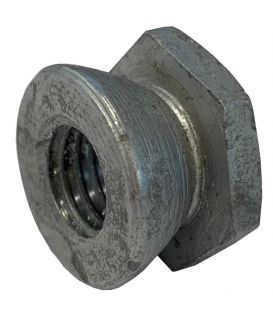 M8 Shear Nut Galvanised Mild Steel (Permacone - snapoff - Security - Tamper Proof)