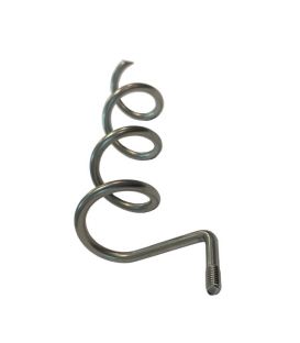 Corkscrew Spiral Ground Anchors - 5 mm * 150 mm - M6 thread - T304 Stainless Steel