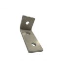 M10 3 Hole Angle Plate (1326) for Channels T304 Stainless Steel (As Unistrut / Oglaend) 