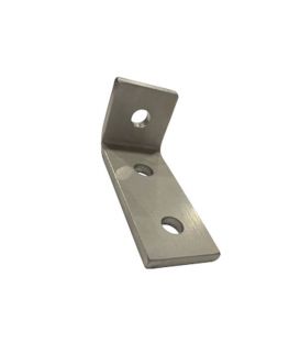 M10 3 Hole Angle Plate (1458) for Channels T304 Stainless Steel (As Unistrut / Oglaend) 