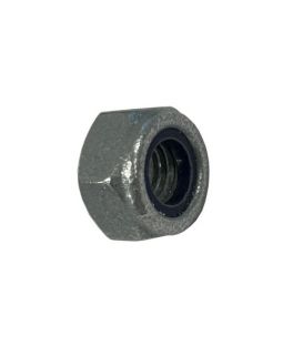 M6 Nylon Insert Lock Nut Nyloc Type - Galvanised Steel DIN985 