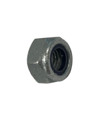 M12 Nylon insert lock nut Nyloc type Galvanised Steel DIN985 