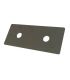 Backing plate For M5 U-Bolt 120 mm Hole Centres T304 (A2) Stainless Steel 7 mm hole 20 * 3 * 140 mm