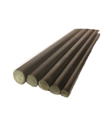 Round Bar in A2 (T304) & A4 (T316) Stainless Steel, and Mild Steel in 300 mm lengths