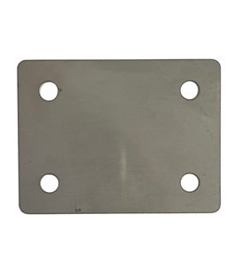 Foot Plate - 50 x 66 x 3 mm - T316 (A4) Marine Grade Stainless Steel