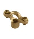 Brass Munsen Ring - Bossed Pipe Clip