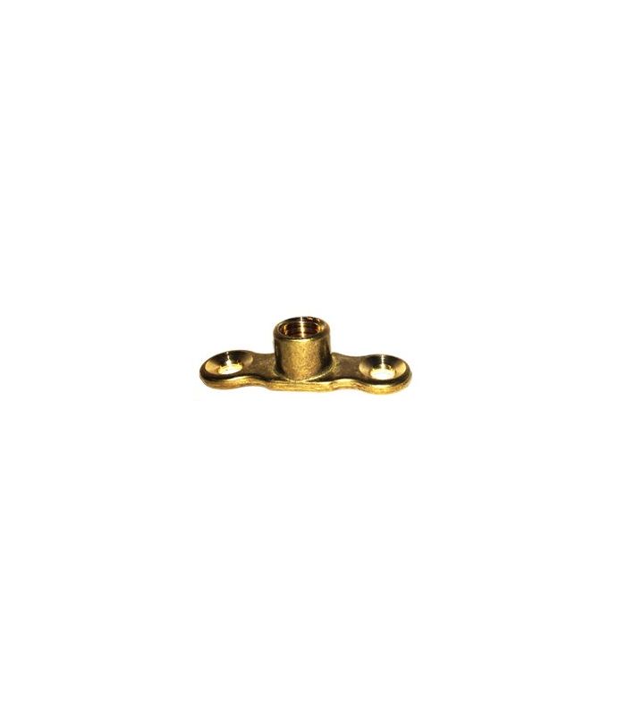 Cast Brass Back Plates for munsen ring - M10 Boss - Male & Female