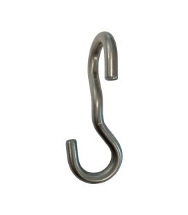 Twisted S Hook - 90 degree Mid Bend T316 (A4) Marine Grade Stainless Steel