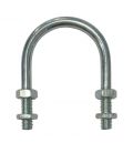Gripped / Anchor U-bolt to British Standard 3974 PART 1:1974 Fig 11A Zinc Plated,Galvanised, T304 & T316 Stainless Steel