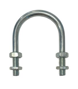 Gripped / Anchor U-bolt to DIN 3570 Type A - Zinc Plated,Galvanised, T304 & T316 Stainless Steel for Standard Scehdule (NB) Pipe