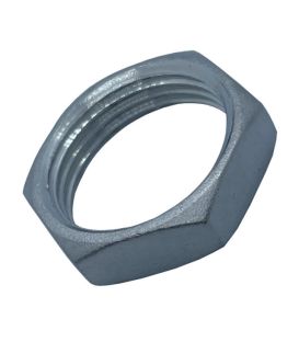 BSP Hexagon Lock Nut / Back Nut T316 (A4) Marine Grade Stainless Steel - Parallel Threads (BSPP / G Thread)