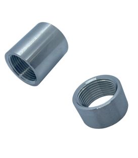 BSP Socket / Coupling - Full & Half -  T316 (A4) Stainless Steel - Parallel Threads (BSPP / G Thread)