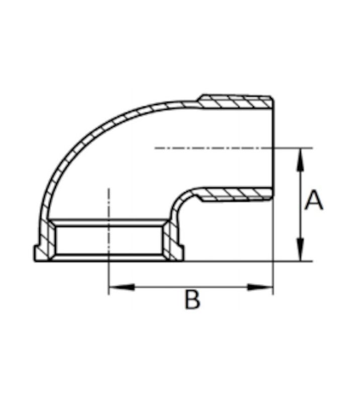 Elbow Pipe Fitting - Male/Female