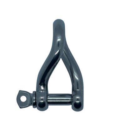 Twisted shackle - T316 (A4) Marine Grade Stainless Steel