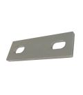 Slotted backing plate for M12 U-bolt (107 - 137 mm ID) T316 Stainless Steel
