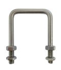 Square Bolt (C Bolt) M12 x 36 mm Thread, 102 x 136 mm Internal Dimensions - T316 Stainless Steel (A4)