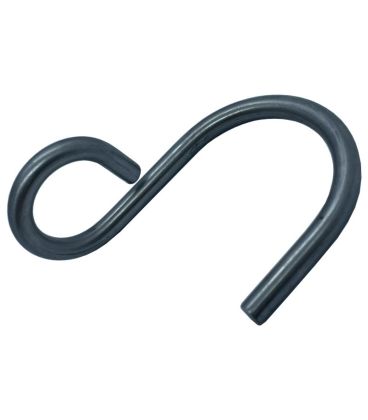 Twisted S Hook - 5mm Diameter x 68mm Overall Length - T304 (A2) Grade Stainless Steel