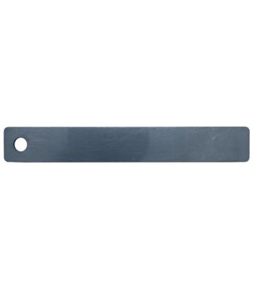 Single 6 mm Hole Flat Plate (15 x 2 x 58 mm) - T316 Marine Grade Stainless Steel