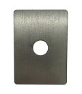 Single Hole Plate / Washer T316 Stainless Steel 50 x 70 x 5mm - 14mm hole