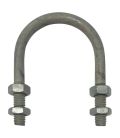 U-Bolt M20 x 60mm Thread, 115mm Inside Diam, 175mm Inside Height Galvanised