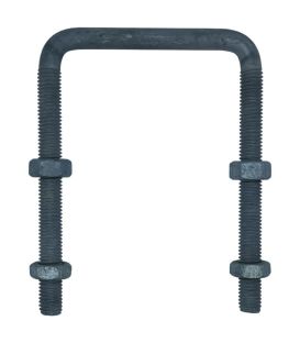 Square Bolt (C Bolt) M12 x 36 mm Thread, 82 x 116 mm Internal Dimensions - Galvanised