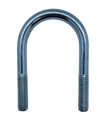 U-Bolt M12 x 40mm Thread, 104mm Inside Diam, 142mm Inside Height - Galvanised
