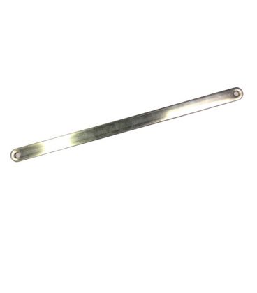 Rounded backing plate for M8 420 mm ID U-bolt T316 Stainless Steel