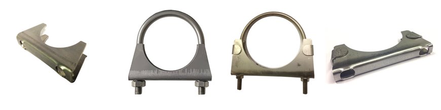 Exhaust Pipe Clamps & Cradles